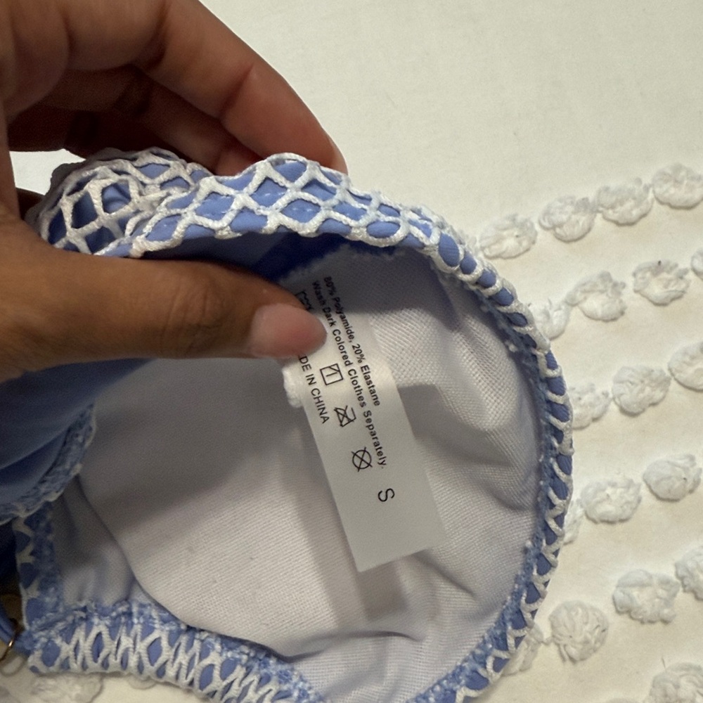 Blue Patterned Bikini Set - Picture 7 of 7